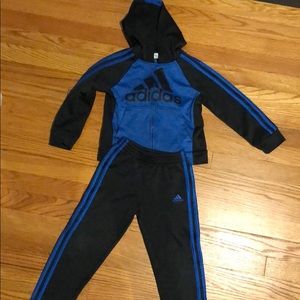Adidas track suit size 5